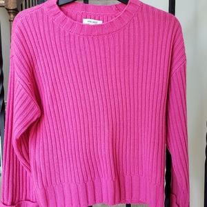 NWT Nine West Pink Emotional Pullover Sz-Xs